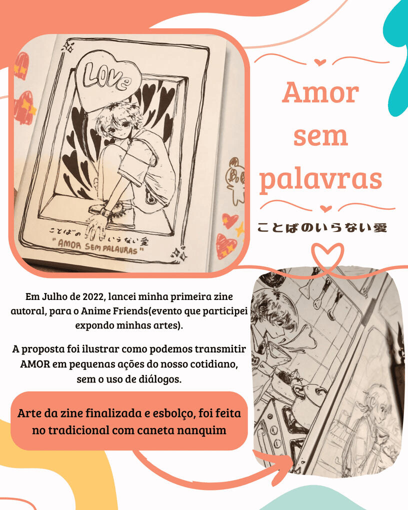 Zine Autoral "Amor sem Palavras" (2022)